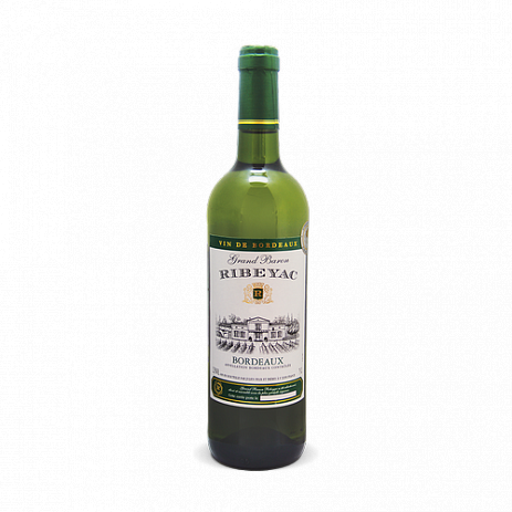 Вино Grand Baron Ribeyac white dry  750 мл 