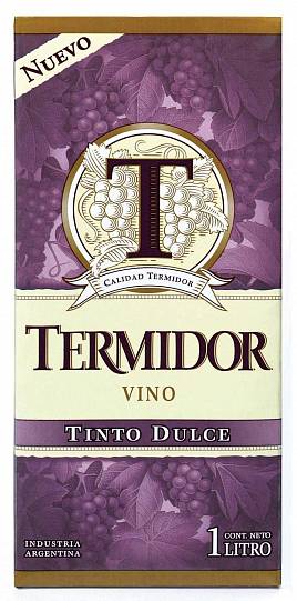 Вино Grupo Peñaflor, TERMIDOR VINO TINTO DULCE Tetro Pak, Группа Пеньяфл