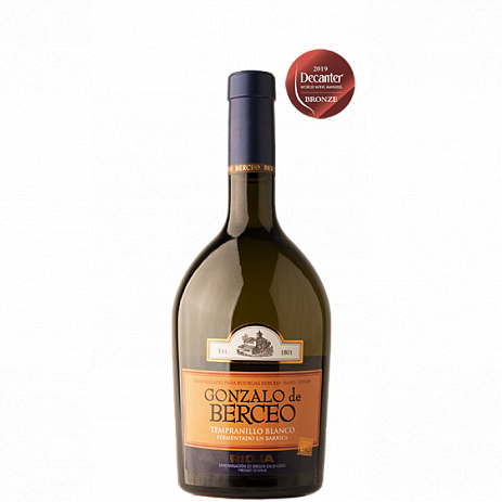 Вино GONZALO DE BERCEO TEMPRANILLO BLANCO white dry   2018 750 мл