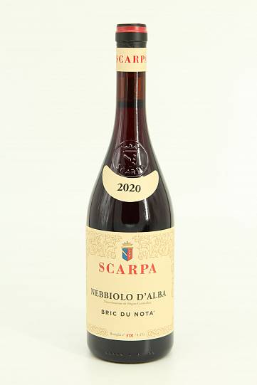 Вино Scarpa Bric du Nota" Nebbiolo d'Alba 2020 750 мл 13,5%