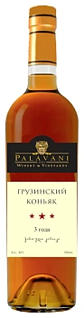Коньяк Palavani 3 Years Old   500 мл  40 %