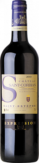 Вино Chateau Saint Corbian Expression  АОС 2015 750 мл