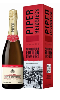 Шампанское Piper-Heidsieck Prohibition Edition Brut gift box   2017 750 мл