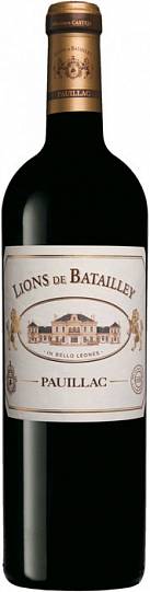 Вино  Lions de Batailley   Pauillac AOC    2016 750 мл
