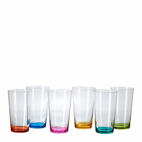 Сет из 6-и цветных стаканов для воды Sophienwald Acqua  275
