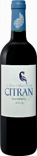 Вино  Le Haut-Médoc de Citran Haut-Médoc AOC  2011 gift box  1500 мл