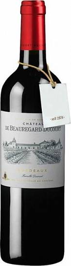 Вино Chateau de Beauregard-Ducourt  Bordeaux AOC    2014 750 мл