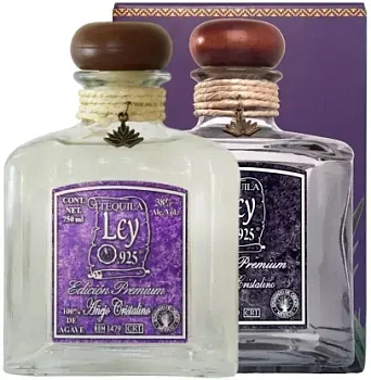 Текила Ley 925 Anejo Cristalino Premium gift box 750 мл