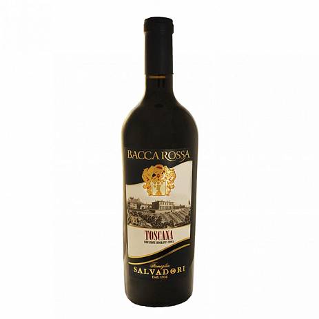 Вино Bacca Rossa SuperToskana Toscana IGT   2018 750 мл