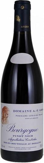 Вино Domaine A.-F. Gros Bourgogne Pinot Noir AOC  2019 750 мл