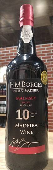 МАДЕРА Вино ликерное  Borges Madeira  Old Reserve 10 Years 750 мл