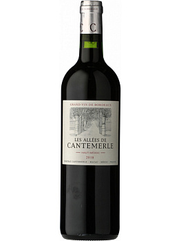 Вино Les Allees de Cantemerle Haut-Medoc  2018  750 мл