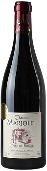 Вино Chateau de Marjolet Cotes du Rhone AOC Rouge   2020 750 мл
