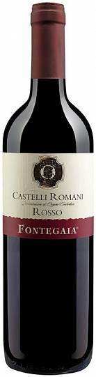 Вино Fontegaia Rosso Castelli Romani DOC Фонтегайа Россо 2016  750 мл