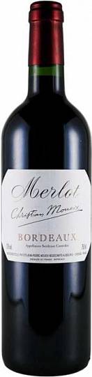 Вино Christian Moueix   Christian Moueix Bordeaux AOC Merlot *  	2012 	0.75