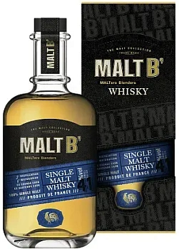 Виски Malt'b  French   Whiskey  gift box 700 мл   41 %