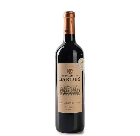 Вино Chateau Des Bardes AOC Saint-Emilion Grand Cru  2013 750 мл