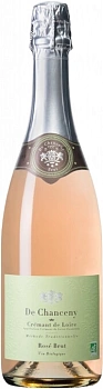 Игристое вино De Chanceny Cremant de Loire  Rose  Brut 0,375 мл