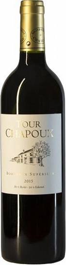 Вино Chateau Tour Chapoux Bordeaux AOC  2015 750 мл 