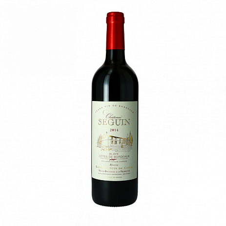 Вино Blaye Cotes de Bordeaux AOC Chateau Seguin Reserve red dry   2017  750 мл