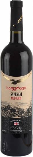 Вино Tiflis Wine Cellar Megobari Saperavi  Мегобари  Саперави 750 мл