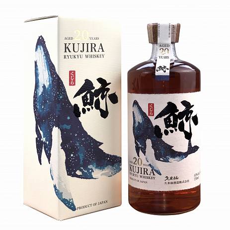 Виски Kujira 20 y.o. Sherry & Bourbon Casks single grain whisky gift box  700 мл