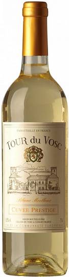 Вино  Tour du Vosc  Cuvee Prestige Blanc   750 мл