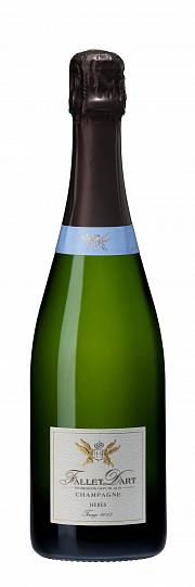Шампанское  Fallet-Dart Heres Brut  2014  gift box 750 мл 