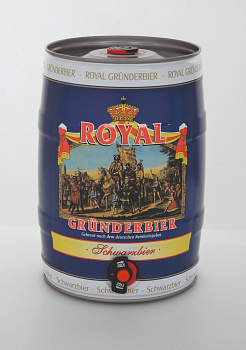 Пиво Royal Grunderbier  Schwarzbier  Роял Грюнндербир Шварцбир темное  нефильтрованное  5000 мл