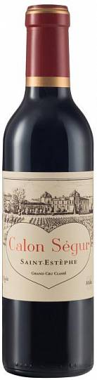 Вино Chateau Calon-Segur Saint-Estephe 3-eme Grand Cru Classe   2005 375 мл 13%
