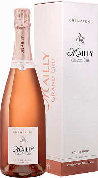 Шампанское Champagne Mailly Gran Cru Brut Rose gift box Шампань Майи Гран Крю Брют Розе в подарочной коробке 750 мл