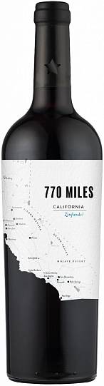 Вино 770 Miles Zinfandel  750 мл