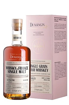 Виски Dumangin J. Fils  Batch 14 La Piautre Single Malt Whisky de France 3 years   gift box  700 мл
