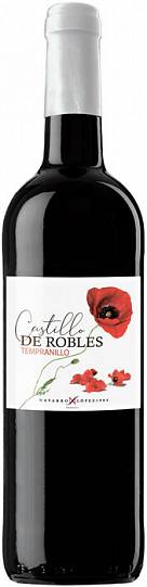 Вино Navarro Lopez  Castillo de Robles  Tempranillo  2021 750 мл  12 %