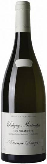 Вино Etienne Sauzet  Puligny-Montrachet 1er Cru  Les Folatieres  AOC  2016  750 мл 