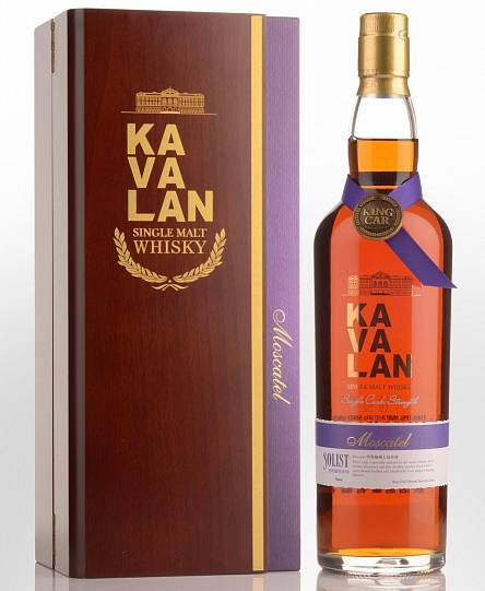 Виски Kavalan Solist Moscatel Single Cask Strength 55,6% gift box 750 мл