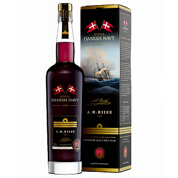 Ром A.H. Riise Royal Danish Navy Strength gift box  700 мл
