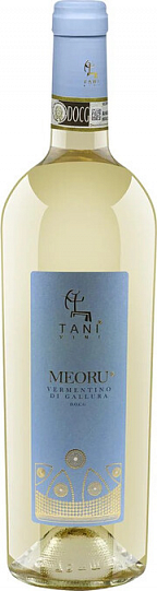 Вино Cantina Tani  Meoru Vermentino di Gallura DOCG white  2021 750 мл