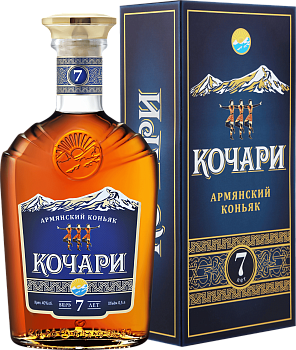 Коньяк Kochari Armenian Brandy 7 Y.O.  gift box   500 мл