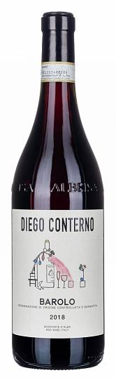 Вино   Diego Conterno  Barolo   Диего Контерно  Бароло   2018  750 