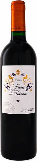 Вино "Fleur de Thenac"  Rouge  Bergerac AOC   2015 750 мл