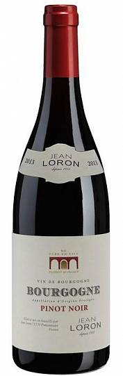 Вино Jean Loron Bourgogne Pinot Noir AOР  Жан Лорон Бургундия Пин