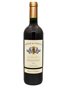 Вино Chateau de Cazenove Reserve Pradine  2014 750 мл