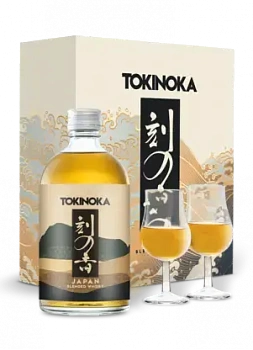 Виски Tokinoka, gift box with 2 glasses  500 мл  40%