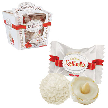 Конфеты Raffaello, с миндальным орехом 150 гр