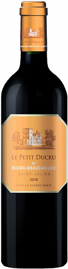 Вино Le Petit Ducru de Ducru-Beaucaillou 2020 750 мл