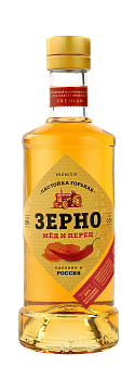 Настойка горькая Зерно  Мед и Перец  500 мл
