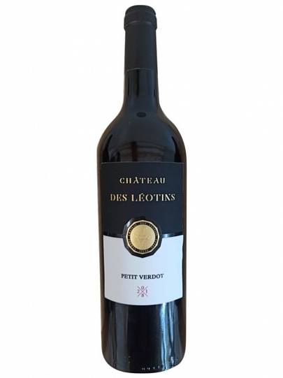 Вино Chateau des Leotins   Petit Verdot   2018   750 мл