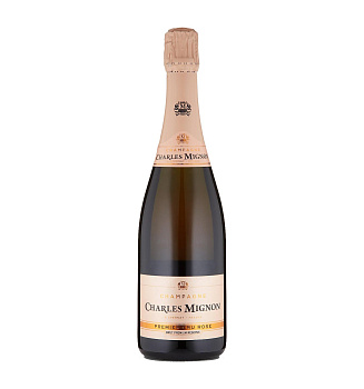 Шампанское Champagne Charles Mignon Premium Reserve Brut Rosé Premier Cru Шампань Шарль Миньон Премиум Резерв Брют Розэ Премье Крю  подарочной упаковке 750 мл