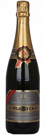 Игристое вино Дербентское  шампанское Брют 750 м